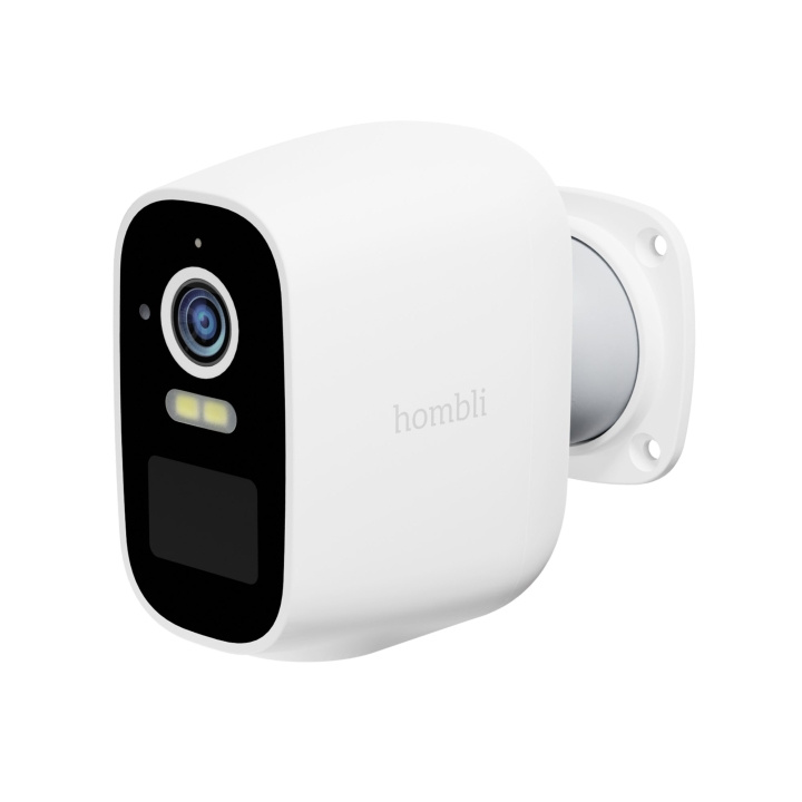 Hombli Slimme batterijcamera, wit in de groep HUISHOUDEN & TUIN / Alarm & Beveiliging / Beveiligingscamera\'s / Digitaal (netwerk) / Buitencamera\'s bij TP E-commerce Nordic AB (D13871)