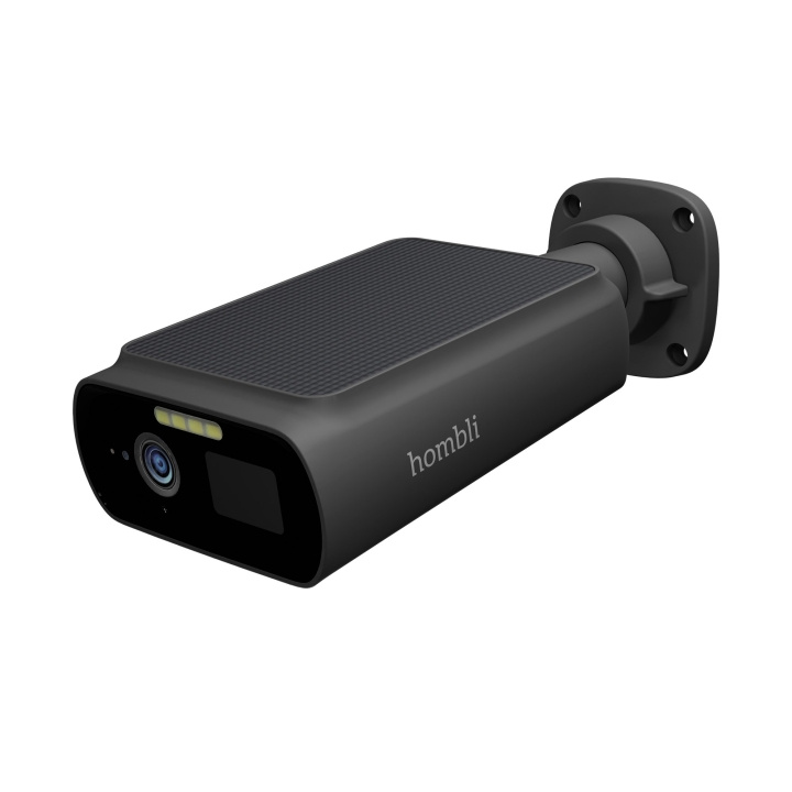 Hombli Slimme zonnecel 2K, zwart in de groep HUISHOUDEN & TUIN / Alarm & Beveiliging / Beveiligingscamera\'s / Digitaal (netwerk) / Buitencamera\'s bij TP E-commerce Nordic AB (D13872)