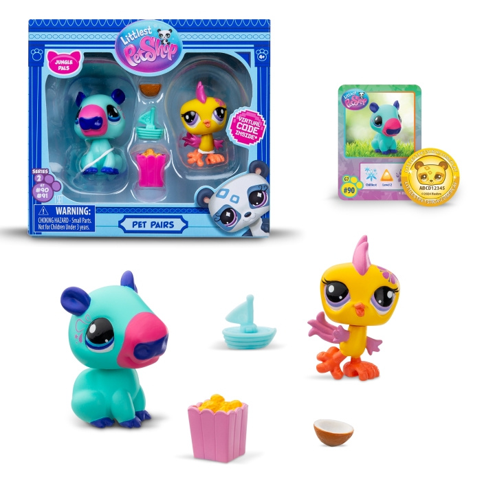 Littlest Pet Shop Pet Paar Reet (00620) in de groep SPEELGOED, KINDER- & BABYPRODUCTEN / Speelgoed / Figuren, Miniaturen & accessoires bij TP E-commerce Nordic AB (D13933)