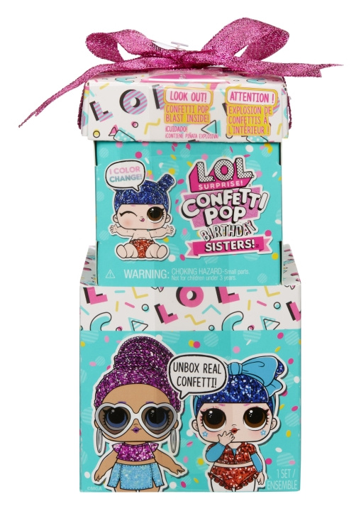 L.O.L. Surprise! Confetti Pop Verjaardag Zusjes (589976) in de groep SPEELGOED, KINDER- & BABYPRODUCTEN / Speelgoed / Docks & Accessoires bij TP E-commerce Nordic AB (D14007)