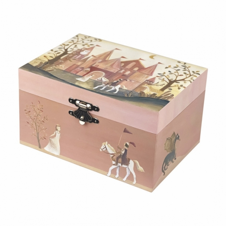 Egmont Toys Muzikale Sieradendoos Prinses - Roze - 15 x 10 x 9 cm in de groep SPEELGOED, KINDER- & BABYPRODUCTEN / Kinderkamer / Opslag bij TP E-commerce Nordic AB (D14022)