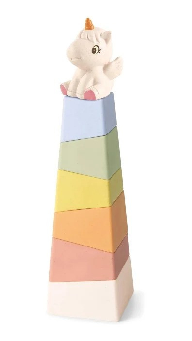 Kinder and Kids Stapelspel Tarwestro Eenhoorn Toren - (K30009) in de groep SPEELGOED, KINDER- & BABYPRODUCTEN / Speelgoed / Bouwspeelgoed / Bouwblokken bij TP E-commerce Nordic AB (D14168)