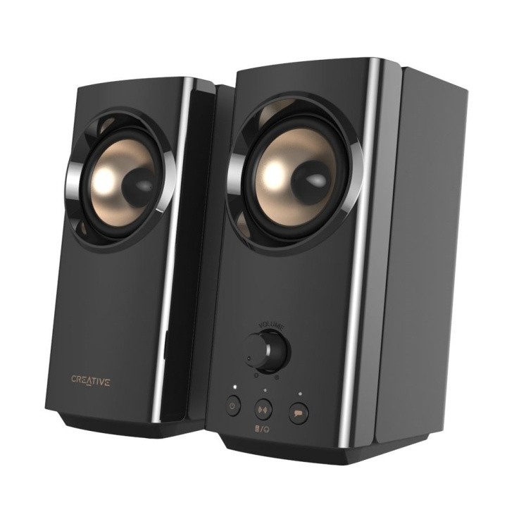 Creative T60 compacte hifi 2.0-luidsprekers, zwart in de groep COMPUTERS & RANDAPPARATUUR / Computeraccessoires / Luidsprekers bij TP E-commerce Nordic AB (D14179)