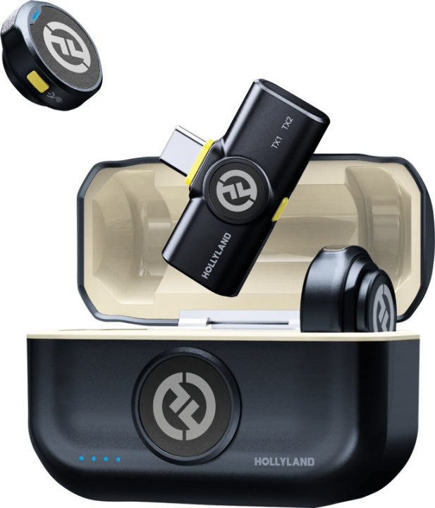 Hollyland Lark M2 USB-C draadloze Lavalier-microfoon in de groep COMPUTERS & RANDAPPARATUUR / Computeraccessoires / Microfoons bij TP E-commerce Nordic AB (D14374)