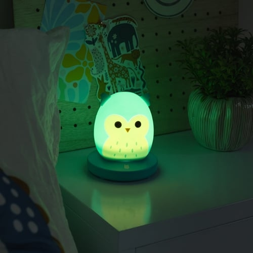Fizz Creations Squishmallows - Stemmingslicht - Winston de Uil - 11cm in de groep SPEELGOED, KINDER- & BABYPRODUCTEN / Kinderkamer / Babylampen / Tafellampen bij TP E-commerce Nordic AB (D14378)