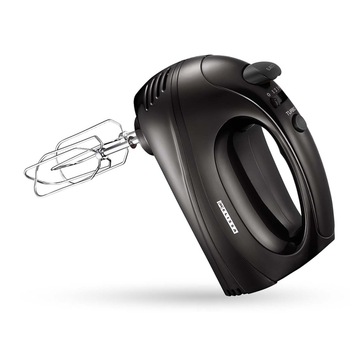 MELISSA Handmixer met turbo 300 Watt Zwart in de groep HUISHOUDEN & TUIN / Huishoudelijke apparaten / Keukentools & -apparatuur / Mixers & Blenders bij TP E-commerce Nordic AB (D14629)