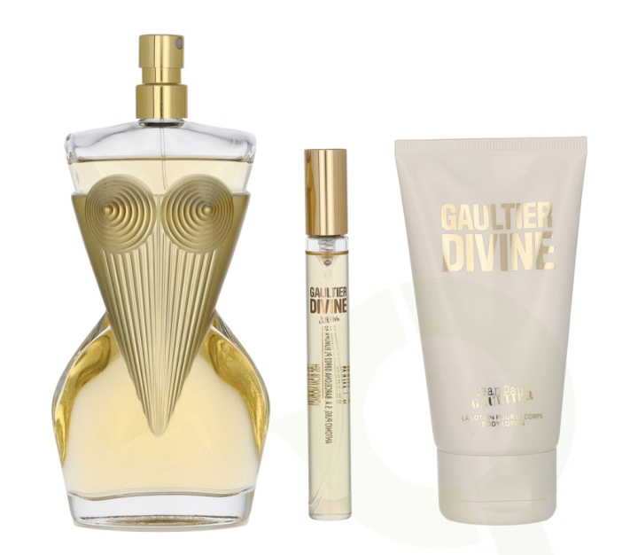 Jean Paul Gaultier Divine Giftset 185 ml Edp Spray 100ml/Body Lotion 75ml/Edp Spray 10ml in de groep BEAUTY & HEALTH / Cadeausets / Cadeausets voor haar bij TP E-commerce Nordic AB (D14712)