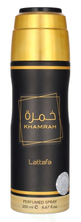 Lattafa Khamrah Body Spray 200 ml in de groep BEAUTY & HEALTH / Geuren & Parfum / Parfum / Parfum voor hem bij TP E-commerce Nordic AB (D14722)