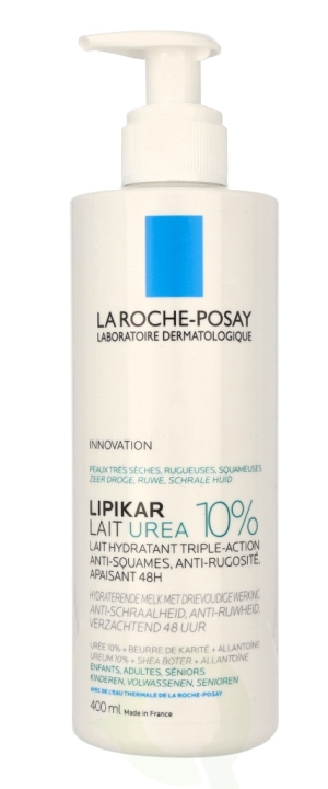 La Roche LRP Lipikar Lait Urea 10% Triple-Action Lotion 400 ml in de groep BEAUTY & HEALTH / Huidsverzorging / Lichaamsverzorging / Body lotion bij TP E-commerce Nordic AB (D14834)