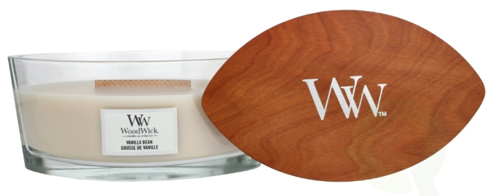 WoodWick Vanilla Bean Candle 454 g in de groep BEAUTY & HEALTH / Geuren & Parfum / Overige geuren / Geurkaarsen bij TP E-commerce Nordic AB (D14839)