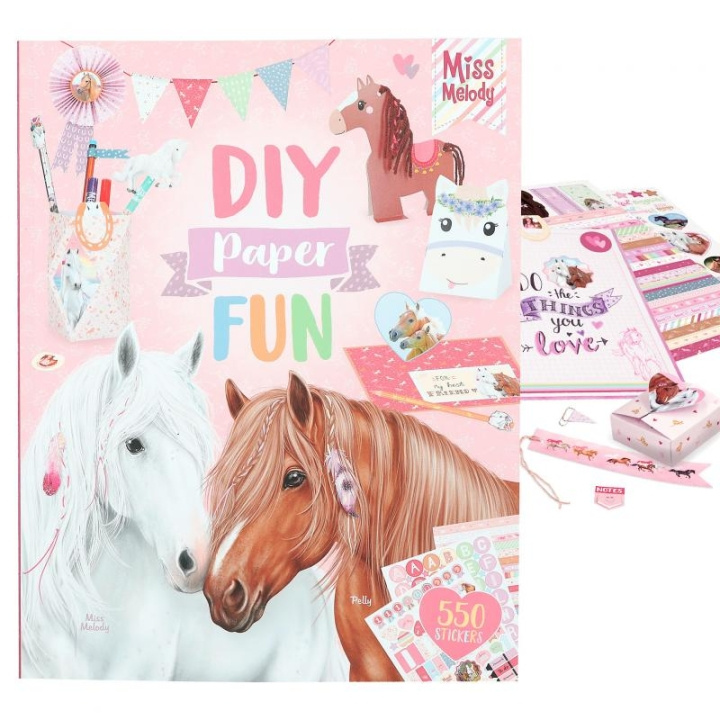 Miss Melody DIY papier leuk boek - (0412121) in de groep SPEELGOED, KINDER- & BABYPRODUCTEN / Speelgoed / Ambachten bij TP E-commerce Nordic AB (D14882)
