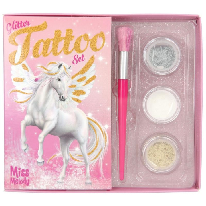 Miss Melody Glitter Tattoo Set ( 0412032 ) in de groep SPEELGOED, KINDER- & BABYPRODUCTEN / Speelgoed / Ambachten bij TP E-commerce Nordic AB (D14894)