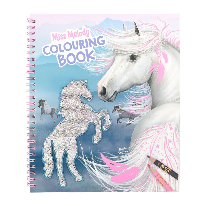 Miss Melody Kleurboek met omkeerbare pailletten ( 0412756 ) in de groep SPEELGOED, KINDER- & BABYPRODUCTEN / Speelgoed / Tekenen & Tellen bij TP E-commerce Nordic AB (D14898)