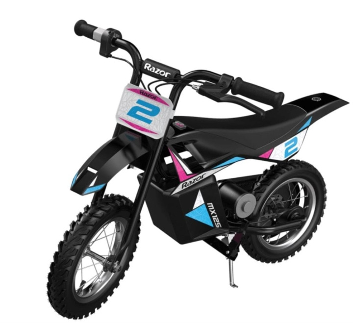Razor Dirt Rocket MX125 - Zwart met stickers (15159105) in de groep SPEELGOED, KINDER- & BABYPRODUCTEN / Buitenspeelgoed / Fietsen & Steppen bij TP E-commerce Nordic AB (D14904)