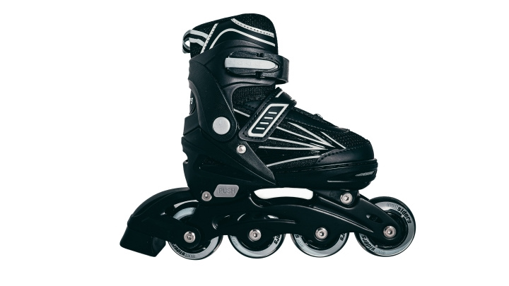 Outsiders Verstelbare Kids Inline Rolschaatsen - Zwart/Grijs (maat: 31-34) in de groep SPEELGOED, KINDER- & BABYPRODUCTEN / Buitenspeelgoed / Sport & Spel bij TP E-commerce Nordic AB (D14930)