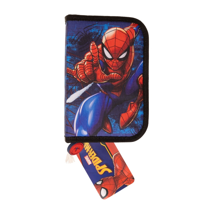 Spider-Man Kids Licensing - Gevulde enkele Decker Pencil Case - Spider-Man (017808308) in de groep SPORT, VRIJE TIJD & HOBBY / Hobby / Schilderen & tekenen / Pennen, kleurpotloden en inkt bij TP E-commerce Nordic AB (D14949)