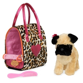 Pucci Hond in luipaard tas - (708357) in de groep SPEELGOED, KINDER- & BABYPRODUCTEN / Babyspeelgoed / Knuffels bij TP E-commerce Nordic AB (D14984)
