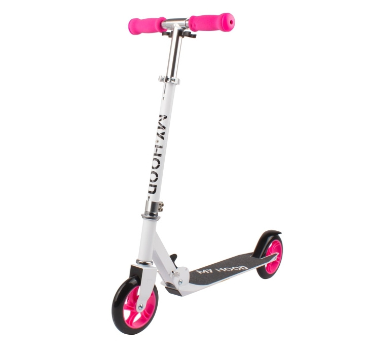 My Hood Autoped 145 Wit/Roze (505160) in de groep SPEELGOED, KINDER- & BABYPRODUCTEN / Buitenspeelgoed / Fietsen & Steppen bij TP E-commerce Nordic AB (D15016)