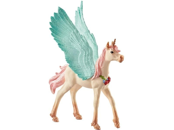 Schleich Bayala - Versierde eenhoorn Pegasus, Veulen (70575) in de groep SPEELGOED, KINDER- & BABYPRODUCTEN / Speelgoed / Figuren, Miniaturen & accessoires bij TP E-commerce Nordic AB (D15150)