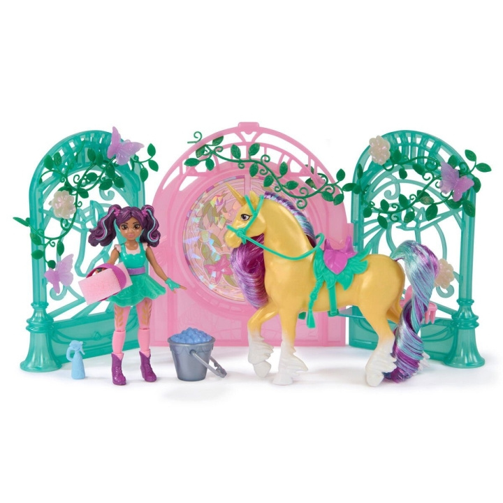 Unicorn Academy Ava & Leaf Stall Speelset - (6072051) in de groep SPEELGOED, KINDER- & BABYPRODUCTEN / Speelgoed / Speelset bij TP E-commerce Nordic AB (D15153)