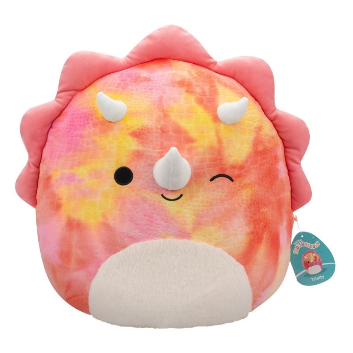 Squishmallows Pluche 40cm W19A - Trinity Triceratops (SQJW1619A) in de groep SPEELGOED, KINDER- & BABYPRODUCTEN / Babyspeelgoed / Knuffels bij TP E-commerce Nordic AB (D15220)