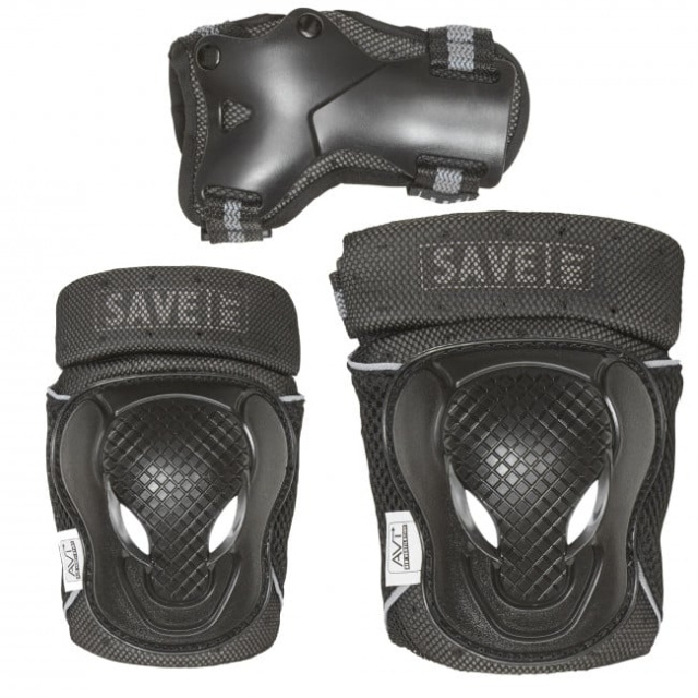 Save my Bones Veiligheidsset - Zwart M (401020-m) in de groep SPORT, VRIJE TIJD & HOBBY / Sportuitrusting / Fietsaccessoires / Overige fietsaccessoires bij TP E-commerce Nordic AB (D15246)