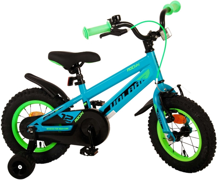 Volare Kinderfiets 12 - Rocky Groen (21127) in de groep SPEELGOED, KINDER- & BABYPRODUCTEN / Buitenspeelgoed / Fietsen & Steppen bij TP E-commerce Nordic AB (D15276)