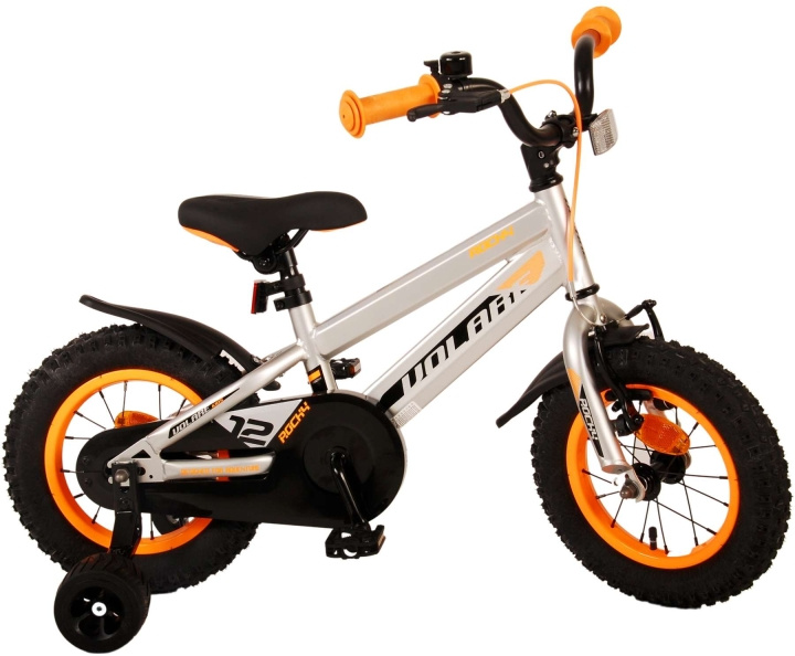 Volare Kinderfiets 12 - Rocky Grijs (21133) in de groep SPEELGOED, KINDER- & BABYPRODUCTEN / Buitenspeelgoed / Fietsen & Steppen bij TP E-commerce Nordic AB (D15277)