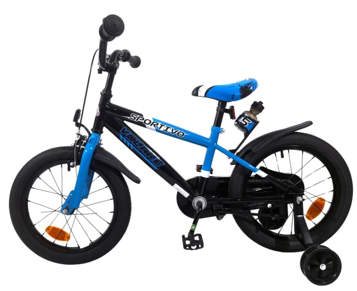 Volare Kinderfiets 14 - Blauw/Zwart (31476) in de groep SPEELGOED, KINDER- & BABYPRODUCTEN / Buitenspeelgoed / Fietsen & Steppen bij TP E-commerce Nordic AB (D15281)