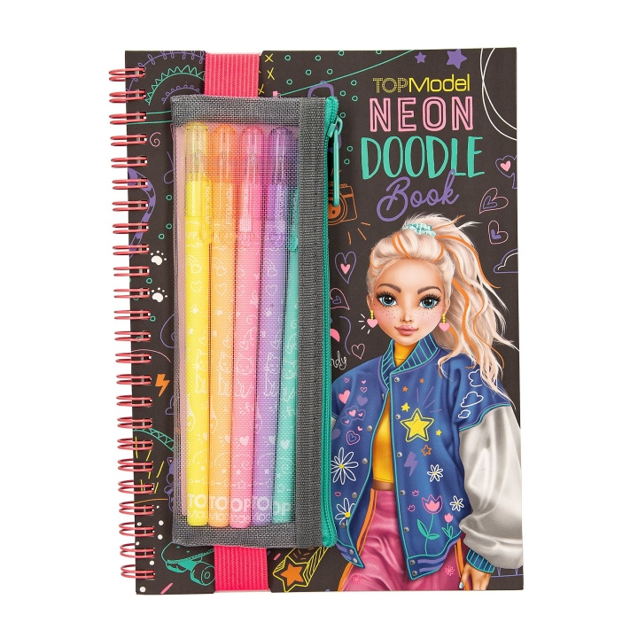 TOPModel TOPModel Neon Doodle Boek met Neon Pen Set - (413217) in de groep SPEELGOED, KINDER- & BABYPRODUCTEN / Speelgoed / Ambachten bij TP E-commerce Nordic AB (D15284)
