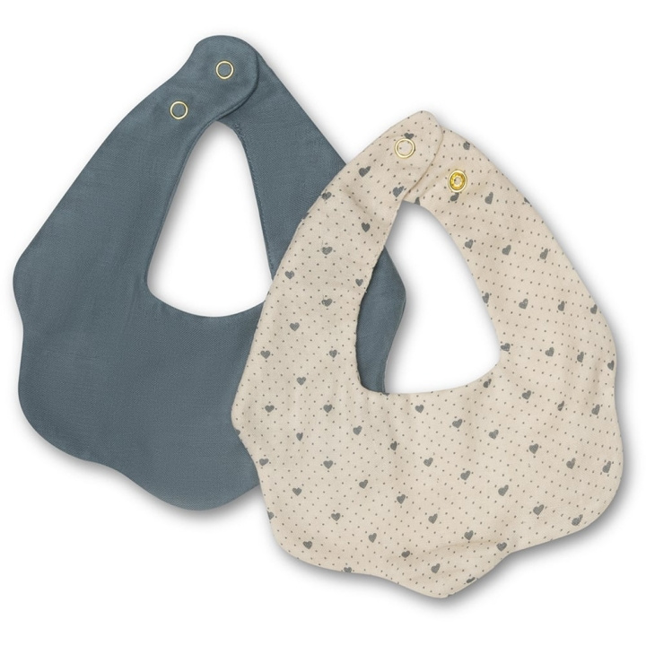 That\'s Mine Slabbetjes Roy 2-pack - Veel liefde lucht - Onesize in de groep SPEELGOED, KINDER- & BABYPRODUCTEN / Eten & Drinken / Slabbetjes bij TP E-commerce Nordic AB (D15311)