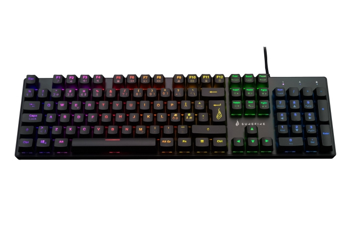 SureFire KingPin M2 Mech. Gaming RGB Toetsenbord QWERTY Nordic in de groep COMPUTERS & RANDAPPARATUUR / GAMING / Toetsenborden bij TP E-commerce Nordic AB (D15320)