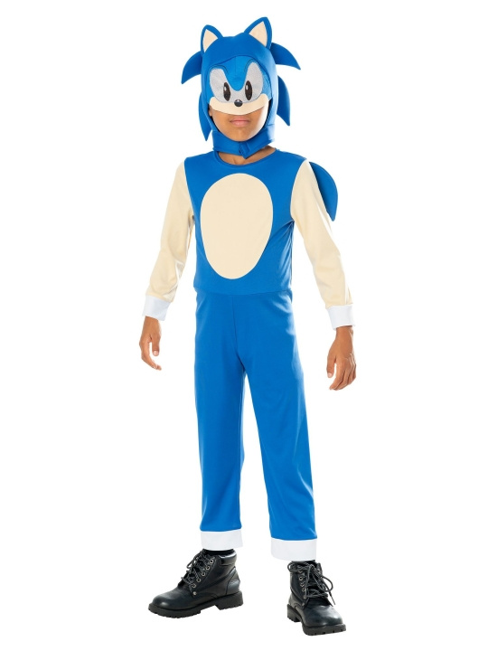 Rubies Deluxe kostuum - Sonic (116 cm) in de groep SPEELGOED, KINDER- & BABYPRODUCTEN / Speelgoed / Gemaskered kostuums bij TP E-commerce Nordic AB (D15337)