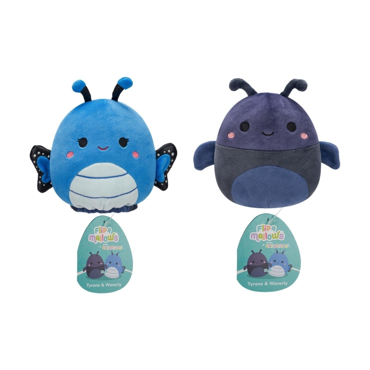 Squishmallows 13 cm Pluche P22 Flip A Mallows - Tyrone en Waverly in de groep SPEELGOED, KINDER- & BABYPRODUCTEN / Babyspeelgoed / Knuffels bij TP E-commerce Nordic AB (D15356)