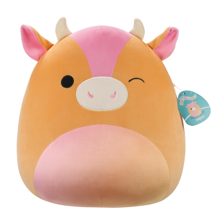 Squishmallows 40 cm Pluche P22 - Adjani Koe in de groep SPEELGOED, KINDER- & BABYPRODUCTEN / Babyspeelgoed / Knuffels bij TP E-commerce Nordic AB (D15370)