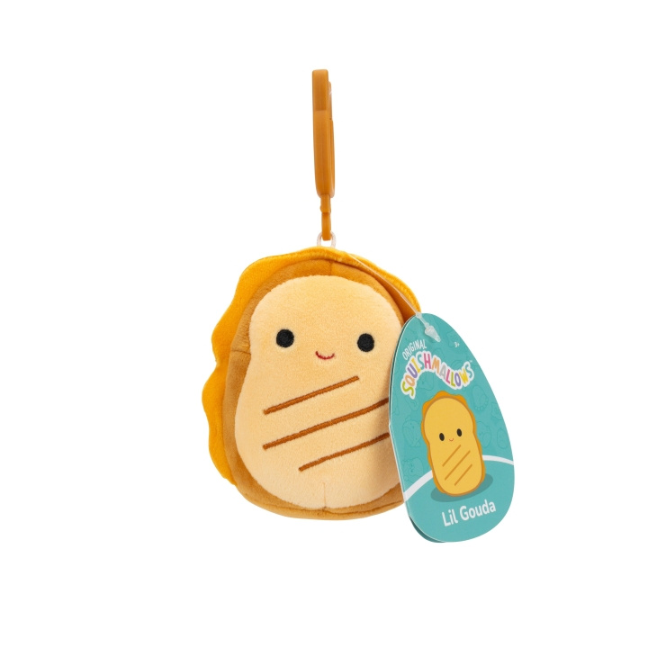 Squishmallows 9 cm P22 Clip On - Lil Gouda Grilled Cheese in de groep SPEELGOED, KINDER- & BABYPRODUCTEN / Babyspeelgoed / Knuffels bij TP E-commerce Nordic AB (D15375)