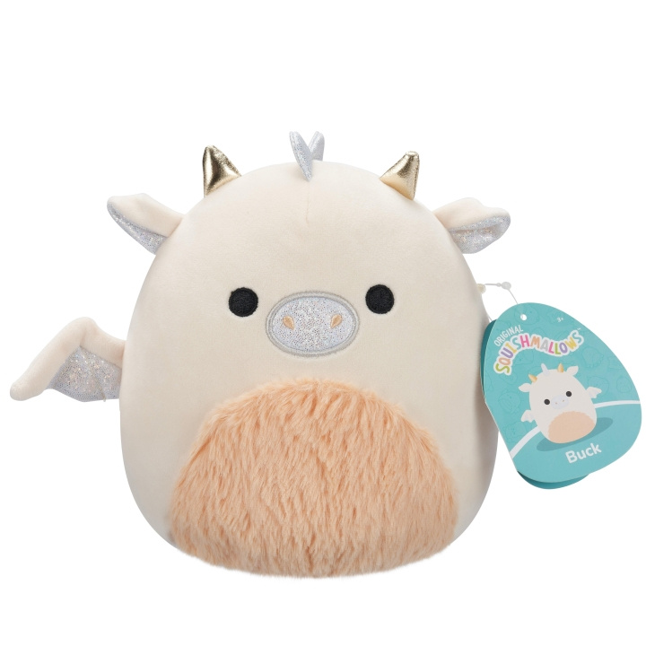 Squishmallows 19 cm Pluche P22 - Bok Draak in de groep SPEELGOED, KINDER- & BABYPRODUCTEN / Babyspeelgoed / Knuffels bij TP E-commerce Nordic AB (D15381)