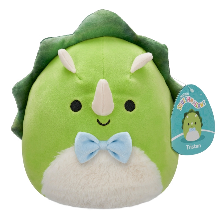 Squishmallows 19 cm Pluche P22 - Tristan Triceratops in de groep SPEELGOED, KINDER- & BABYPRODUCTEN / Babyspeelgoed / Knuffels bij TP E-commerce Nordic AB (D15382)