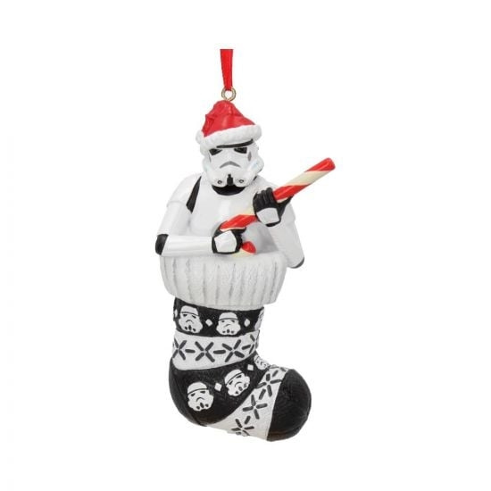 Nemesis Now Stormtrooper in Kous Hangend Ornament 11,5cm in de groep SPORT, VRIJE TIJD & HOBBY / Leuke dingen / Verzamelobjecten bij TP E-commerce Nordic AB (D15392)