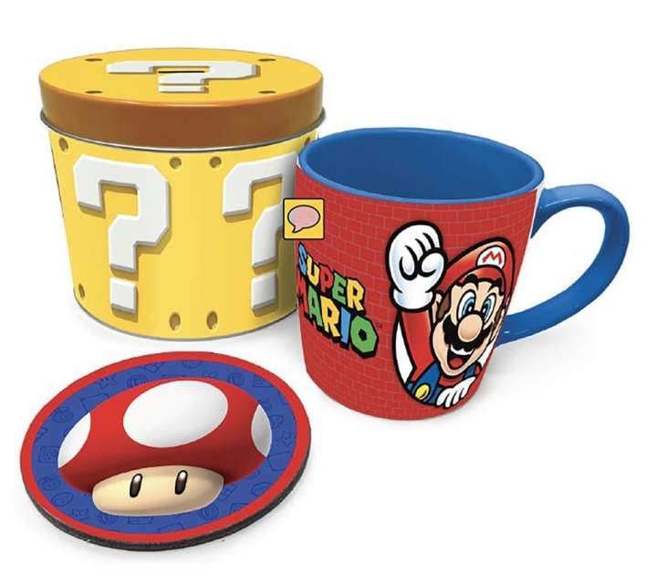 Pyramid International SUPER MARIO LETS A GO MOKKEN BLIK SET in de groep SPORT, VRIJE TIJD & HOBBY / Leuke dingen / Bekers bij TP E-commerce Nordic AB (D15442)