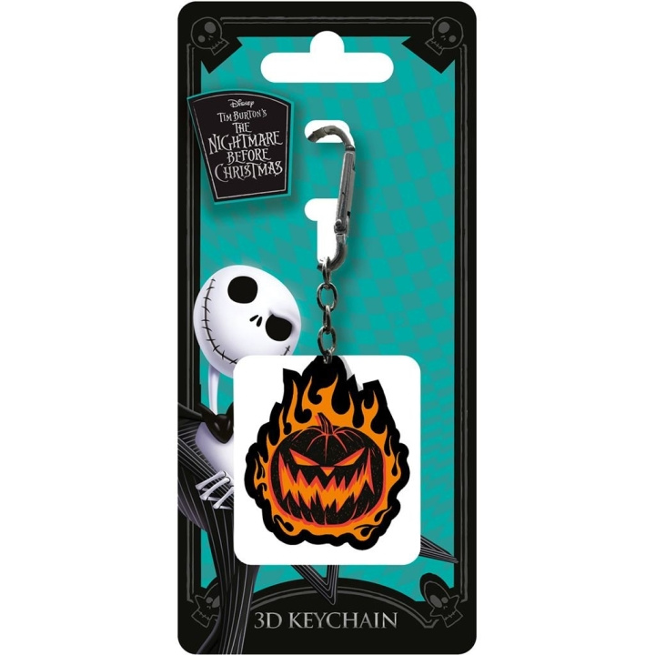 Pyramid International THE NIGHTMARE BEFORE CHRISTMAS (VLAMMENDE POMPOEN) 3D SLEUTELHANGER in de groep SPORT, VRIJE TIJD & HOBBY / Accessoires / Overige accessoires bij TP E-commerce Nordic AB (D15449)