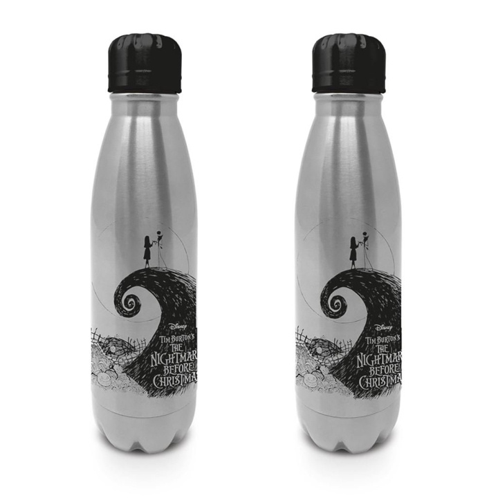 Pyramid International NIGHTMARE BEFORE CHRISTMAS (SILHOUET) METALEN DRINKFLES in de groep SPORT, VRIJE TIJD & HOBBY / Leuke dingen / Verzamelobjecten bij TP E-commerce Nordic AB (D15450)