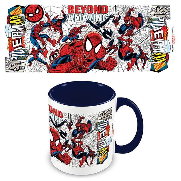 Pyramid International SPIDER-MAN (TIJDLOOS KOSTUUM) BLAUWE BINNEN MOK C in de groep SPORT, VRIJE TIJD & HOBBY / Leuke dingen / Bekers bij TP E-commerce Nordic AB (D15456)