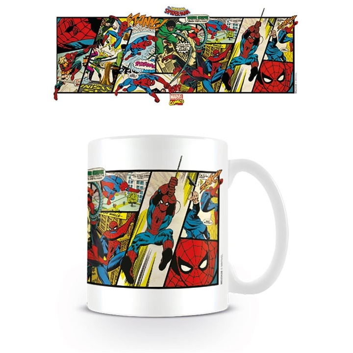 Pyramid International MARVEL COMICS (SPIDER-MAN PANELEN) MOK in de groep SPORT, VRIJE TIJD & HOBBY / Leuke dingen / Bekers bij TP E-commerce Nordic AB (D15460)