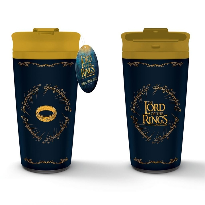 Pyramid International THE LORD OF THE RINGS (THE RING) 16OZ/450ML METALEN REISMOK in de groep SPORT, VRIJE TIJD & HOBBY / Leuke dingen / Bekers bij TP E-commerce Nordic AB (D15466)