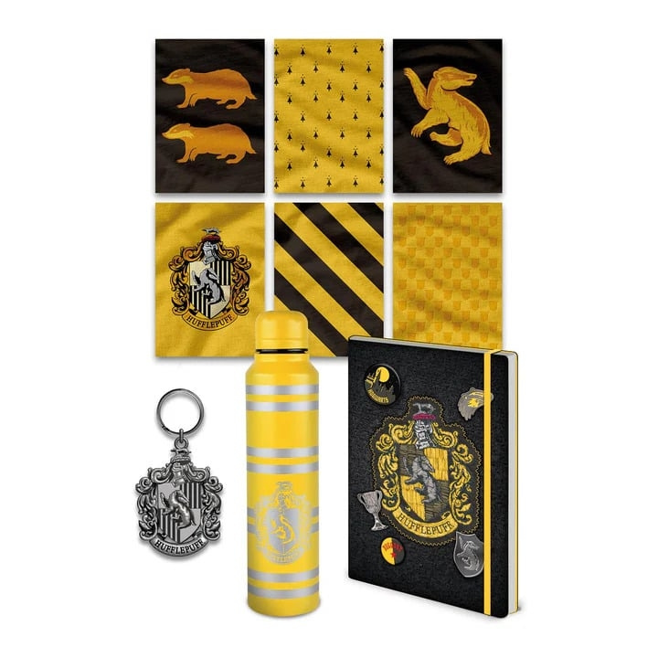 Pyramid International HARRY POTTER (KLEURRIJKE KUIF HUFFLEPUFF) PREMIUM GESCHENKSET in de groep SPORT, VRIJE TIJD & HOBBY / Leuke dingen / Verzamelobjecten bij TP E-commerce Nordic AB (D15481)