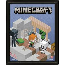 Pyramid International PIRAMIDE MINECRAFT - LENTICULAIRE POSTER in de groep SPORT, VRIJE TIJD & HOBBY / Leuke dingen / Verzamelobjecten bij TP E-commerce Nordic AB (D15498)
