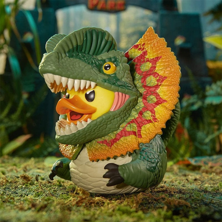 Numskull Jurassic Park: Dilophosaurus TUBBZ (Boxed Edition) in de groep SPORT, VRIJE TIJD & HOBBY / Leuke dingen / Verzamelobjecten bij TP E-commerce Nordic AB (D15499)