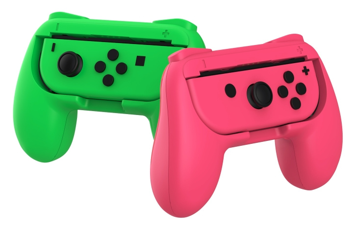 SuBsonic Duo Control Grip Colorz - Roze & Groen (Switch / Switch Lite / Switch Oled) in de groep HOME ELECTRONICS / Spelconsoles en accessoires / Nintendo Switch / Accessoires bij TP E-commerce Nordic AB (D15502)