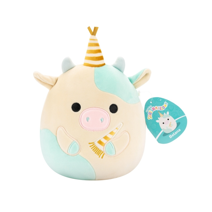 Squishmallows 19 cm Celebration Pluche - Belana Koe in de groep SPEELGOED, KINDER- & BABYPRODUCTEN / Babyspeelgoed / Knuffels bij TP E-commerce Nordic AB (D15523)